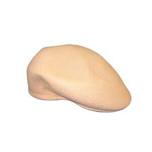 KANGOL Men’s 504 Wool Flat Cap Camel Size S/M VINTAGE VGC